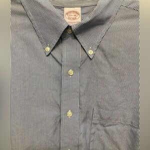 Brooks Brothers XL Traditional Fit Dress Shirt 17.5/34
